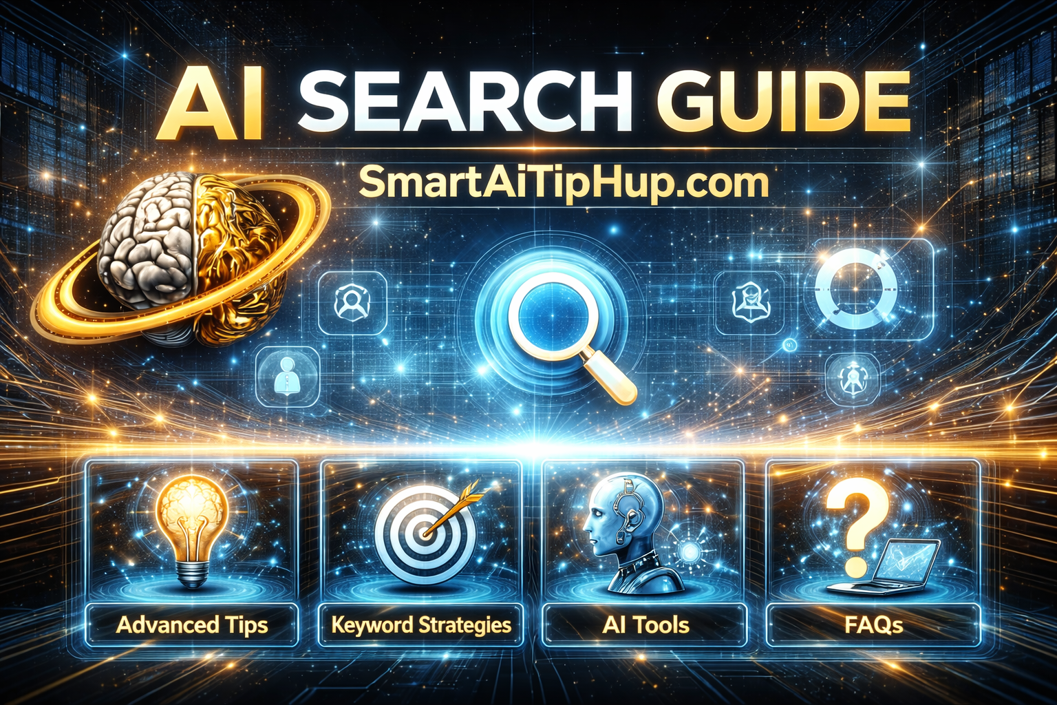 AI Search Guide showing tips and strategies for efficient AI searching.