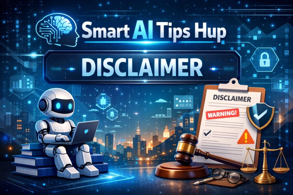 Disclaimer Smart AI Tips Hup website disclaimer policy for AI tools tutorials and technology information.