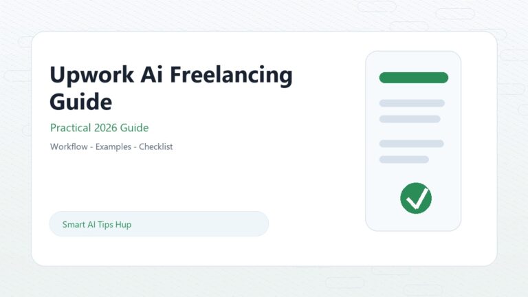 Upwork AI freelancing guide 2026 beginner roadmap